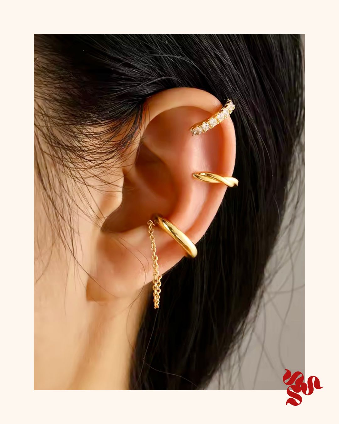 Ear Cuff Éternelle – Diamants