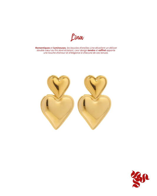 💛 Boucles d’oreilles – LINA 💛